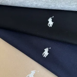 Designer Ralph Lauren Shirts Red Cotton Wool Clean Lines Simple Design