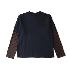 Reps Miu Long-Sleeved T-Shirt Red Soft Wash