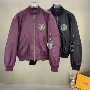 AAA Super Clone Balenciaga Outerwear Purple Cotton Mulberry Silk