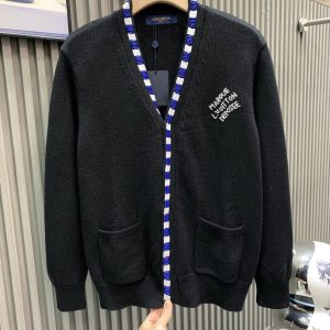 High Quality Louis Vuitton Merino Wool Cardigan For Autumn