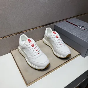 High Quality AAA Prada Casual Shoes Color Cowhide Patch