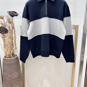 1:1 Miu Miu Cotton Long-Sleeved Shirts For Autumn