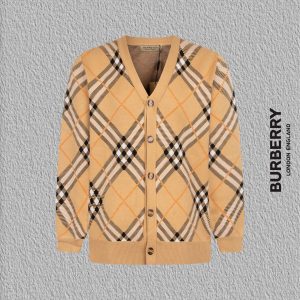 Designer High Quality Burberry Knit Fabric Outerwear