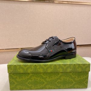 1:1 Luxury Gucci Cowhide Leather Shoes