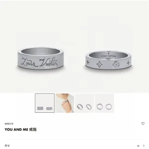 AAA Louis Vuitton Ring Ash Lady