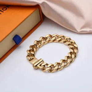 Reps AAA Louis Vuitton Bracelet Golden