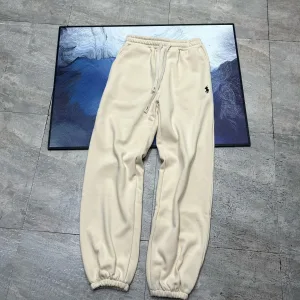 High Quality Ralph Lauren Suit Black Cotton Pure Fleece Winter