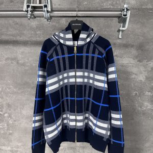 Luxury Aaa Burberry Cashmere Jacket For Autumn
