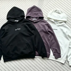 Designer Acne Studios Hoodie Red Embroidery