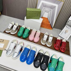 1:1 Designer Gucci Cowhide Sneakers