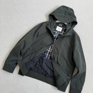 Super Clone Hazzys Long-Sleeved Jacket Red Adjustable Drawstring Understated Luxury Sophistication Spring Autumn