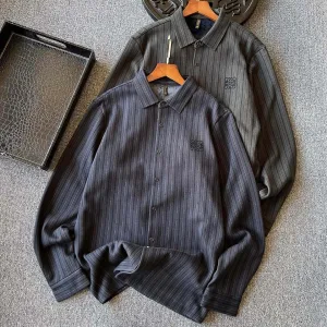 Luxury Reps Loewe Shirt Red Silk Wool Fleece Soft