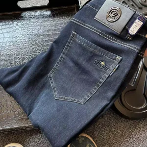 High Quality Super Clone Loewe Jeans Red Cotton Long-Staple Denim Simple Business Luxury