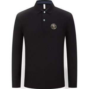 High Quality Dior Cotton Long-Sleeved Polo Shirt For Autumn