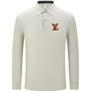 1:1 Designer Dior Cotton Long-Sleeved Polo Shirt For Autumn