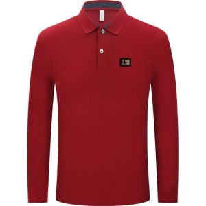 High Quality Dior Cotton Long-Sleeved Polo Shirt For Autumn