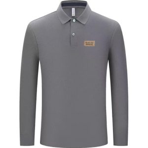 Aaa 1:1 Dior Cotton Long-Sleeved Polo Shirt For Autumn