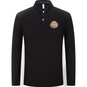 Aaa Dior Cotton Long-Sleeved Polo Shirt For Autumn