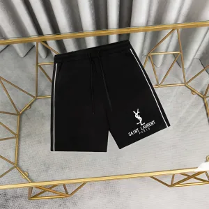 Designer Saint Laurent Cotton Shorts