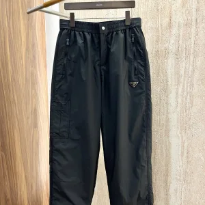 Super Clone Prada Trousers Black Autumn Winter