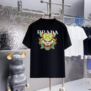 Aaa Luxury Prada Cotton Short-Sleeved T-Shirt