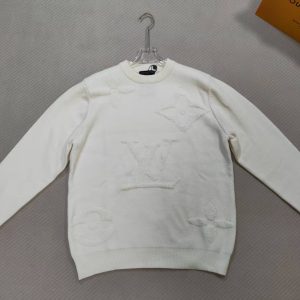 Designer High Quality Louis Vuitton Jacquard Long-Sleeved Shirt