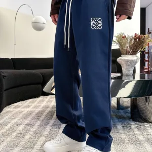 High Quality Loewe Casual Pants Red Delicate And Soft To The Touch Winter