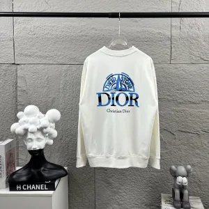 Super Clone High Quality Dior Long-Sleeved Black Simple And Elegant Autumn Winter Early Patch