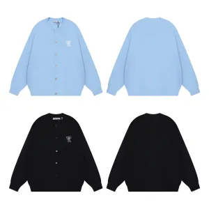 Super Clone Luxury Acne Studios Outerwear Red Wool Merino Blend Down Autumn Winter Embroidery 3D Logo