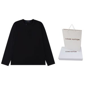 1:1 Aaa Louis Vuitton Cotton Long-Sleeved T-Shirt