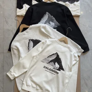 AAA Luxury Salomon Hoodie Ash Cotton Spring Autumn Winter