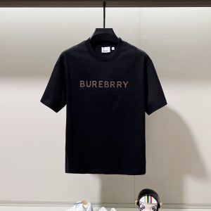1:1 Burberry Silicone Short-Sleeved T-Shirt