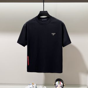 Aaa High Quality Prada Cotton Short-Sleeved T-Shirt