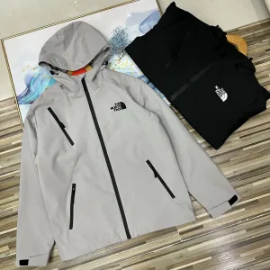 Designer Luxury The North Face Outerwear Red Simple Style Daily Commute Outdoor Windproof Spring Autumn Embroidery Multiple Splicing Cuffs