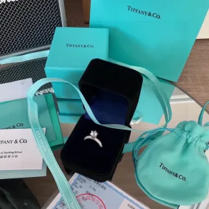 Super Clone Luxury Tiffany Rings Red