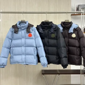 Luxury Monk Down Jackets Blue Goose