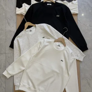 AAA Reps Lacoste Sweatshirt Ash Cotton Soft And Gentle Spring Autumn Winter