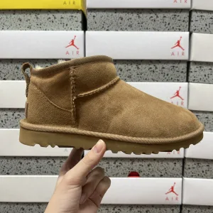 Luxury AAA Ugg Snow Boots Plush Genuine Leather Rubber Winter