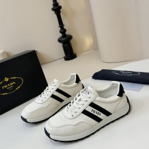 Designer Luxury Prada Latex Leather Shoes