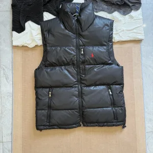 AAA Super Clone Ralph Lauren Outerwear Red Duck Down Nylon Fleece Winter Embroidery