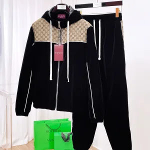AAA High Quality Gucci Set Ash Velvet Autumn Winter Patch