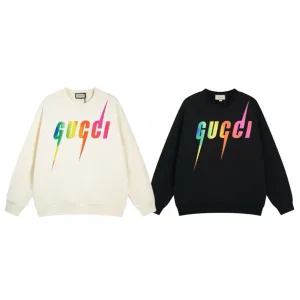 Designer Reps Gucci Hoodies Ash Cotton Pure Relaxed Fit Exquisite Tailoring Plastisol Printing