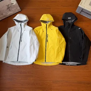 AAA Helly Hansen Jacket Red Water-Repellent Fabric Professional Outdoor Autumn