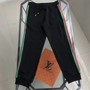 Reps Gucci Sweatpants Black Cotton Pure Embroidery