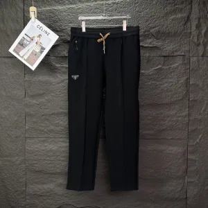 Luxury Designer Prada Cotton Long Pants