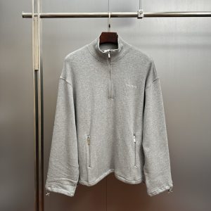 Luxury Miu Miu Cotton Long-Sleeved Sweatshirt