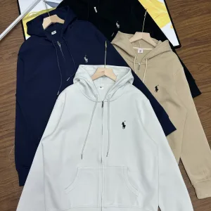 Designer Luxury Ralph Lauren Jacket Red Unrestricted Movement Simple And Versatile Exquisite Workmanship High-Quality Materials Minimalist Style Embroidery