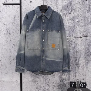 Reps Louis Vuitton Jeans Color Cotton Suede Denim Spring Summer Relaxed Silhouette