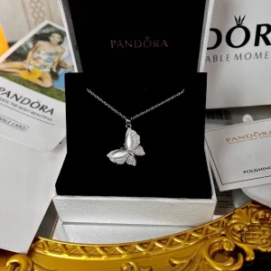 High Quality Pandora Necklace Red Lace Summer