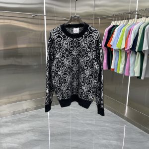 Luxury Designer Casablanca Jacquard Sweater
